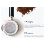 Lavazza Dek 54 Decaffeinated ESE Coffee Paper Pods - Paper Pod In Brewing Handle