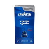 Nespresso Compatible Lavazza Crema & Gusto 100 Aluminium Capsules (10 Packs of 10) Front Pack