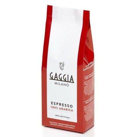 Gaggia Arabica Espresso Ground Coffee (2 Packs of 250g)