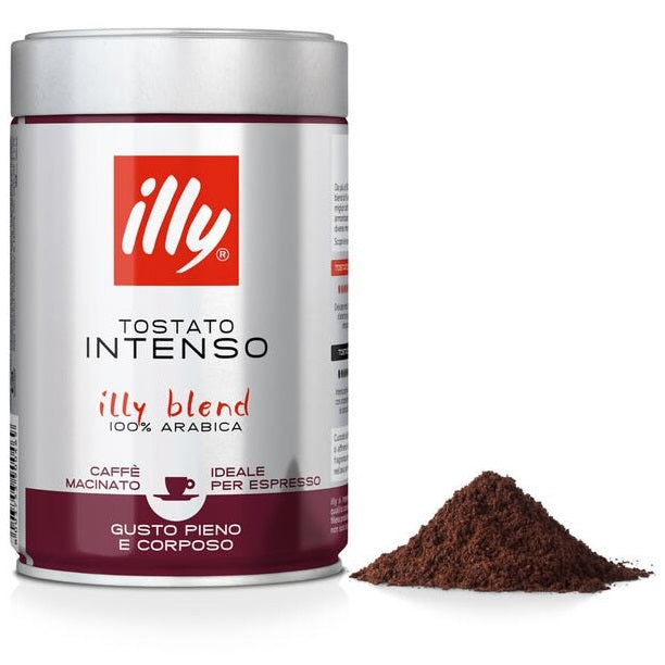 Illy Espresso Intenso Ground Coffee (6 Packs of 250g)