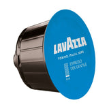 Dolce Gusto Compatible Lavazza Dek Gentile 90 Espresso Coffee Capsules - Left-Tilted Capsule