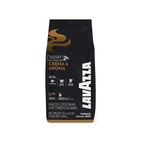 Lavazza Crema Aroma 3Kg Coffee Beans - Front New Intensity Scale Bag