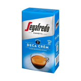 Segafredo Deca Crem 250g Decaffeinated Ground Coffee - 2 Packs of 250g - New Right-Tilted Pack