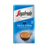 Segafredo Deca Crem 250g Decaffeinated Ground Coffee - 4 Packs of 250g - New Front-Facing Pack