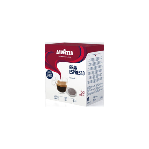 Lavazza 150 Gran Espresso ESE Coffee Paper Pods - Right-Tilted Pack