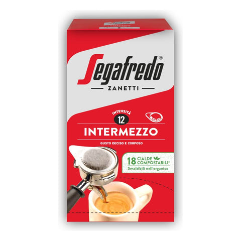 Segafredo Intermezzo ESE Coffee Paper Pods (2 Packs of 18) - Old Front Pack