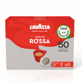 Lavazza Qualità Rossa ESE Coffee Paper Pods (1 Pack of 50)