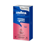Nespresso Compatible Lavazza Crema e Gusto Dolce 20 Coffee Capsules Right-Tilted Pack