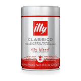 Illy Moka Tostato Classico Ground Coffee (1 Pack of 250g) Tin