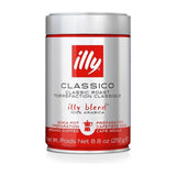 Illy Moka Tostato Classico Ground Coffee (12 Packs of 250g) Tin