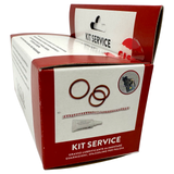 Gaggia Maintenance Service Kit - 12 packs - Right-Tilted Pack With Grease Tube 3 O-Rings and Cleaning Brush
