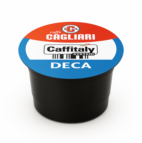 Caffitaly Cagliari coffee capsule decaffeinated 