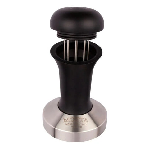 Motta Coffee Tamper & Distributor – 58mm, Aluminum & Stainless Steel