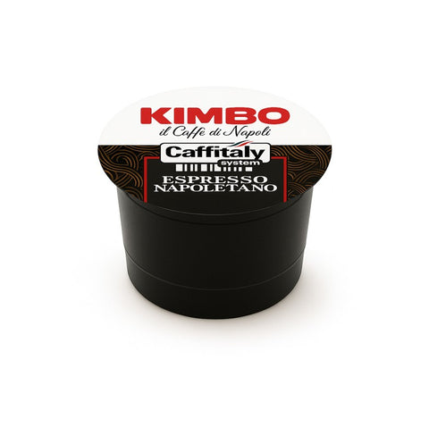 Caffitaly Kimbo Espresso Napoletano Capsule on white background 