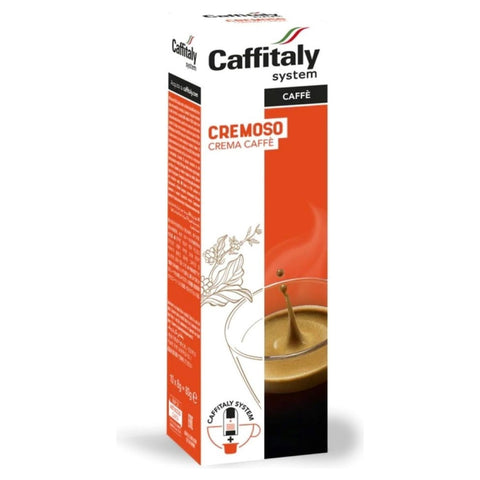 Caffitaly Cremoso Coffee Capsules (1 Pack of 10) - New Pack