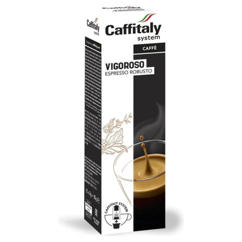 Caffitaly Vigoroso Coffee Capsules (10 Packs of 10) - New Pack