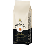 Caffè Molinari 100% Arabica ground coffee bag on a white background