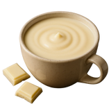 White Hot Chocolate Cup