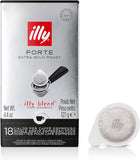 Illy Forte ESE Coffee Paper Pods (12 Packs of 18 Pods)