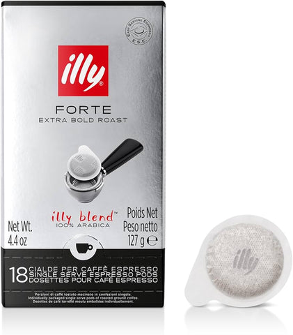 Illy Forte ESE Coffee Paper Pods (2 Packs of 18 Pods)