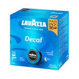 Lavazza A Modo Mio Dek Decaffeinated Coffee Capsules (3 Packs of 36)