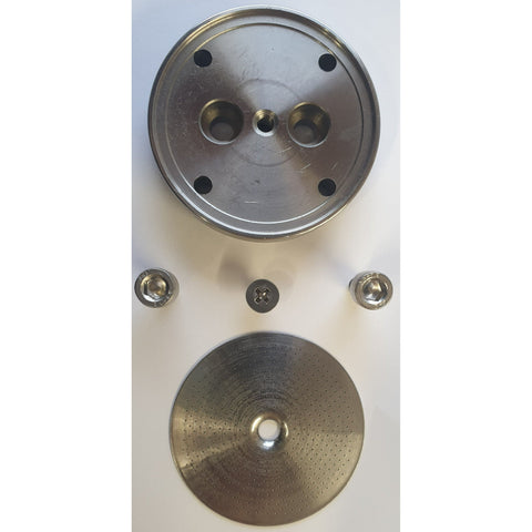 Gaggia Head Group plate 421946502701 - Shower Disc DM0704 - Allen Screws 996530062187 - Shower Disc Screw - 996530054229 - Top