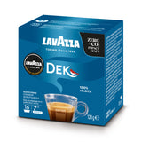 Lavazza A Modo Mio Dek Cremoso Decaffeinated Coffee Capsules (3 Packs of 16) New Packet