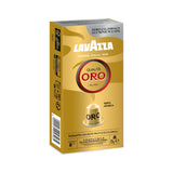 Nespresso Compatible Lavazza Oro 30 Aluminium Capsules (3 Packs of 10) Left-Tilted Pack