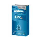 Nespresso Compatible Lavazza Dek 20 Aluminium Capsules (2 Packs of 10) Right-Tilted Pack