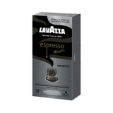 Nespresso Compatible Lavazza Maestro Ristretto 20 Coffee Capsules (2 Packs of 10) Right-Tilted Pack