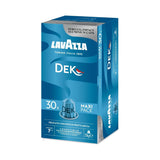 Nespresso Compatible Lavazza Dek 30 Coffee Capsules (Maxi Pack) Right-Tilted Pack