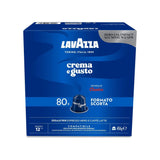 Nespresso Compatible Lavazza Crema & Gusto Aluminium Capsules (1 Family Pack of 80) Front Pack