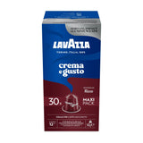 Nespresso Compatible Lavazza Crema e Gusto Ricco 30 Aluminium Capsules (Maxi Pack) Front Pack
