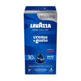 Nespresso Compatible Lavazza Crema & Gusto 30 Aluminium Capsules (Maxi Pack) Front Tall Pack