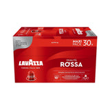 Nespresso Compatible Lavazza Qualita Rossa 30 Coffee Capsules (Maxi Pack) Front Horizontal Pack