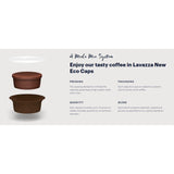 Lavazza A Modo Mio Tierra Bio for Africa ECO CAPS Coffee Capsules (1 Pack of 16) Capsule Layers