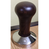 Crema Pro Espresso Tamper Ash Wood Flat Base 58mm