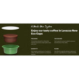Lavazza A Modo Mio Tierra Bio for Planet ECO CAPS Coffee Capsules (1 Pack of 16) ECO CAPS Layers