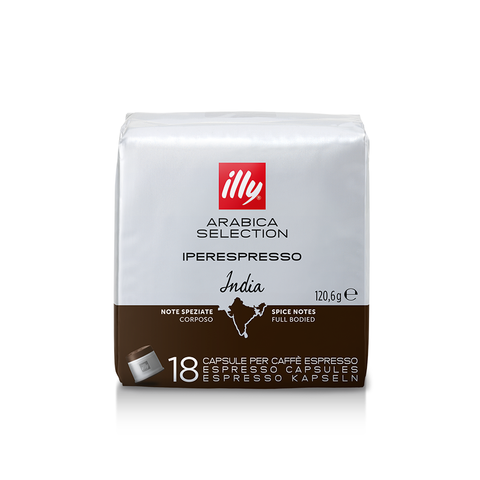 Illy IperEspresso India Coffee Capsules (3 Packs of 18)