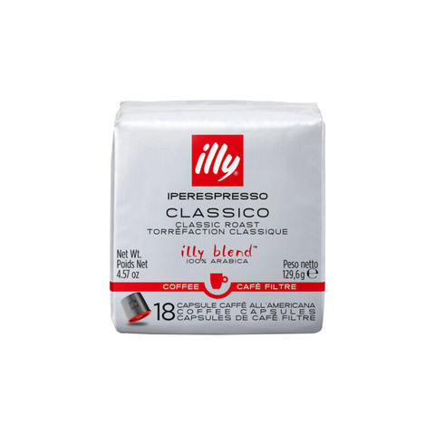 Illy IperEspresso Classico Filter Coffee Capsules (3 Packs of 18)