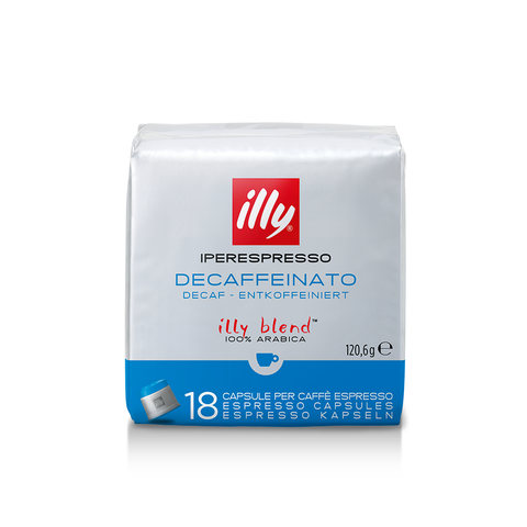 Illy IperEspresso Decaffeinated Espresso Coffee Capsules (6 Packs of 18)