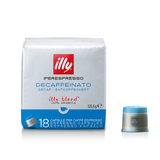 Illy IperEspresso Decaffeinated Espresso Coffee Capsules (1 Pack of 18)