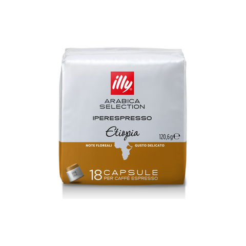 Illy IperEspresso Ethiopia Coffee Capsules (1 Pack of 18)