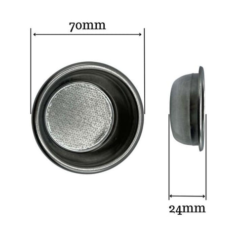 Gaggia Compatible Double Filter Basket (16g) Ground Coffee - Non Pressurised