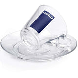 Lavazza 1x 70ml Espresso Glass Cup & Saucer