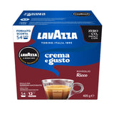 Lavazza A Modo Mio Crema e Gusto Ricco Coffee Capsules (3 Packs of 54) Front-Facing Packet