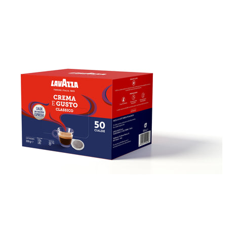 Lavazza Crema e Gusto ESE Coffee Paper Pods 1 Pack of 50