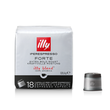 Illy IperEspresso Forte Espresso Coffee Capsules (1 Pack of 18)